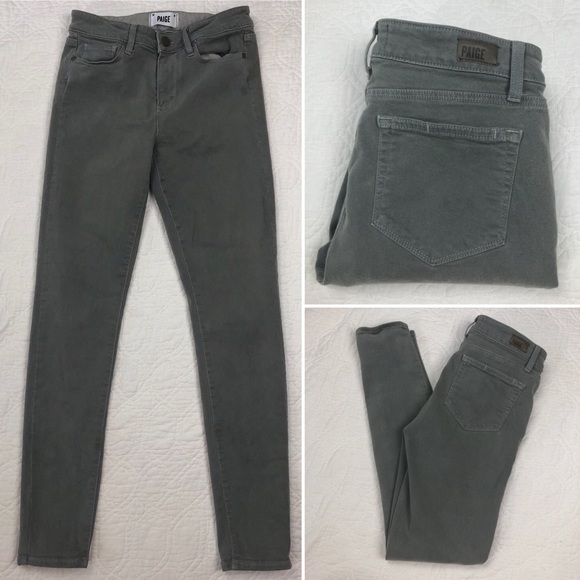 PAIGE Peg Ankle Cloud Stretch Skinny Women Jeans Size 27 28 29 L29 New $179